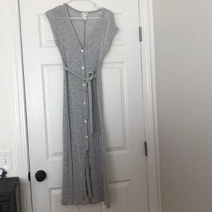 Dress with front slit